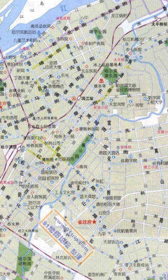 哈尔滨市最新地图解读，探索城市发展的轨迹与脉络