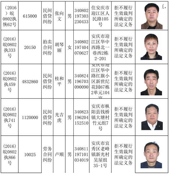 安陆最新失信人员名单公布及其社会影响分析